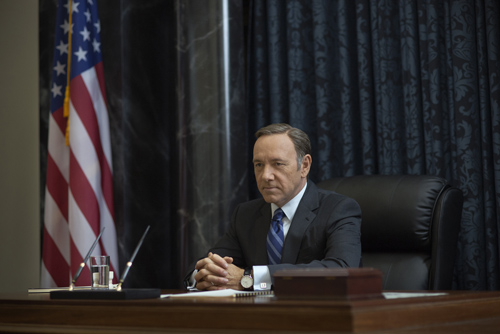 Kevin Spacey in season 2 of Netflix's "House of Cards" 