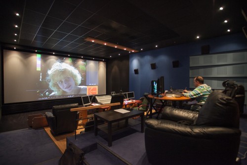 One of Hungarian Filmlab's Baselight grading suites